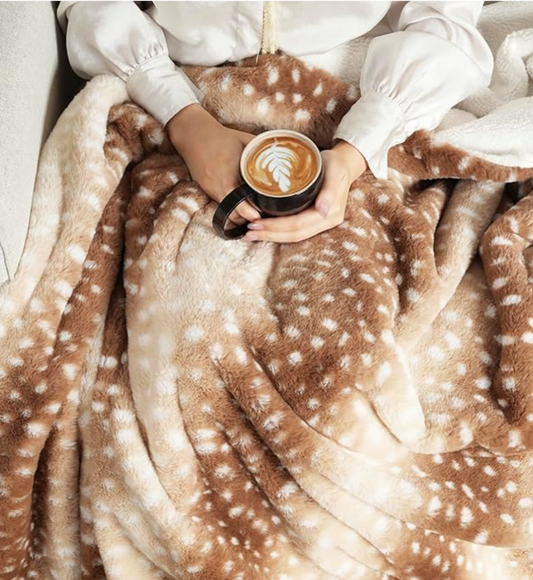 Veaena™ Deer Print Blanket