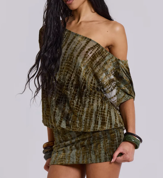 Mini Green Dress