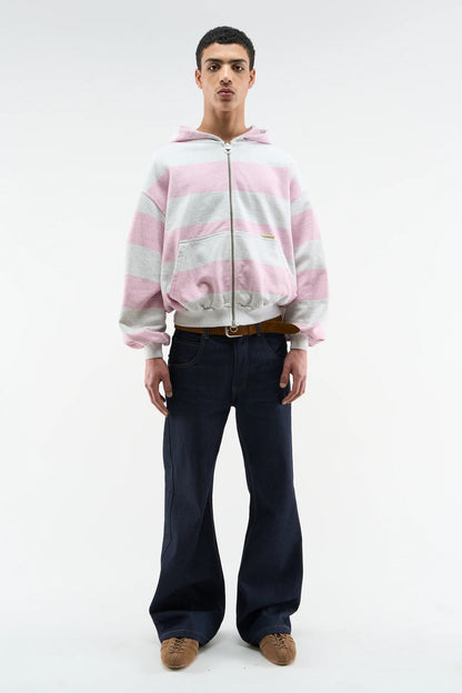 Striped Zip-Up