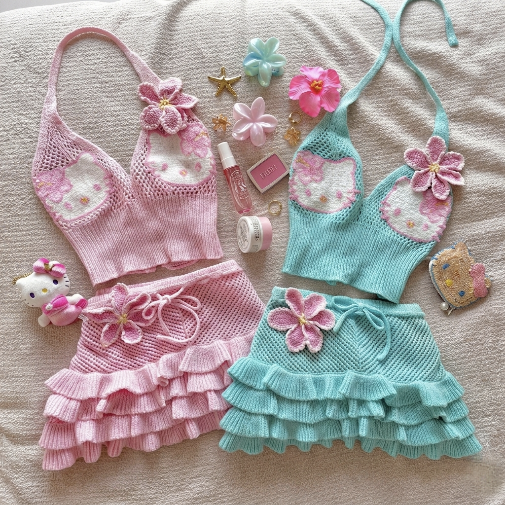 Kitty Two Piece Set