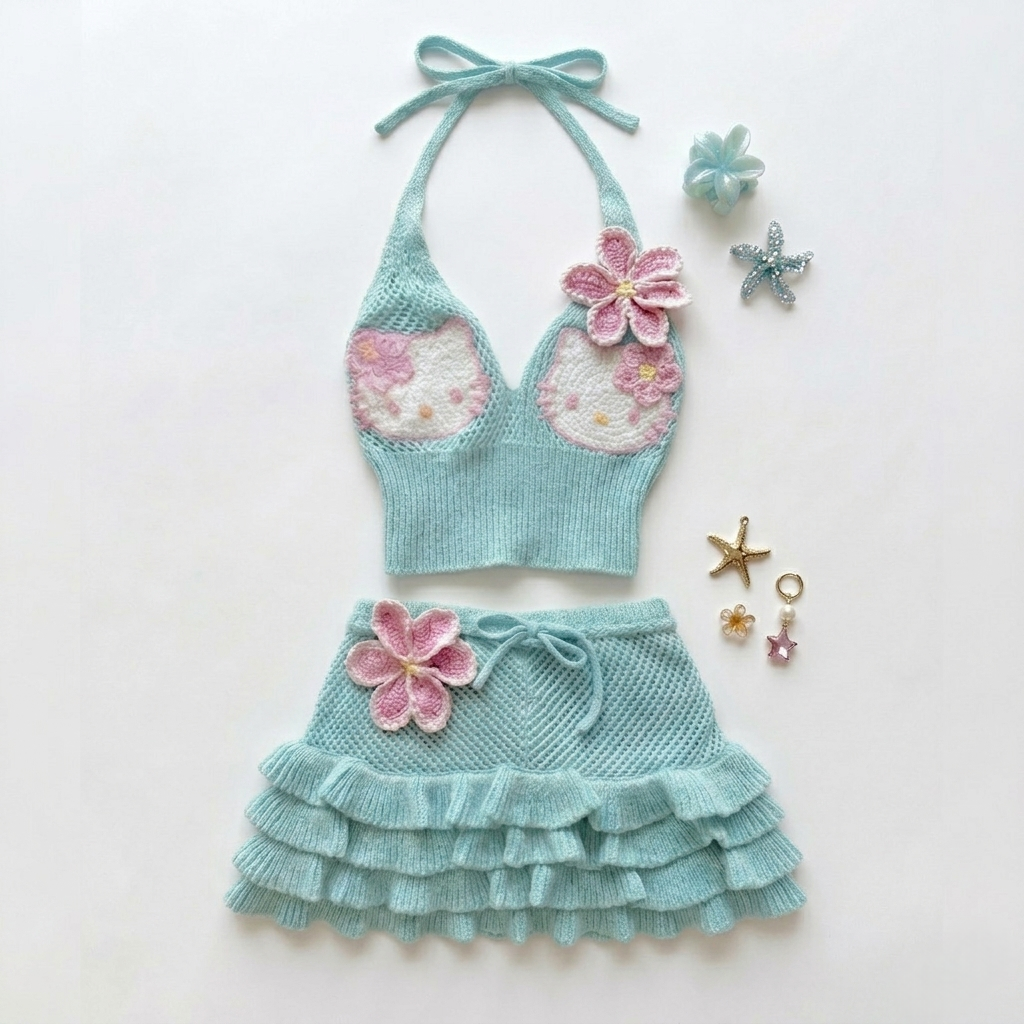 Kitty Two Piece Set